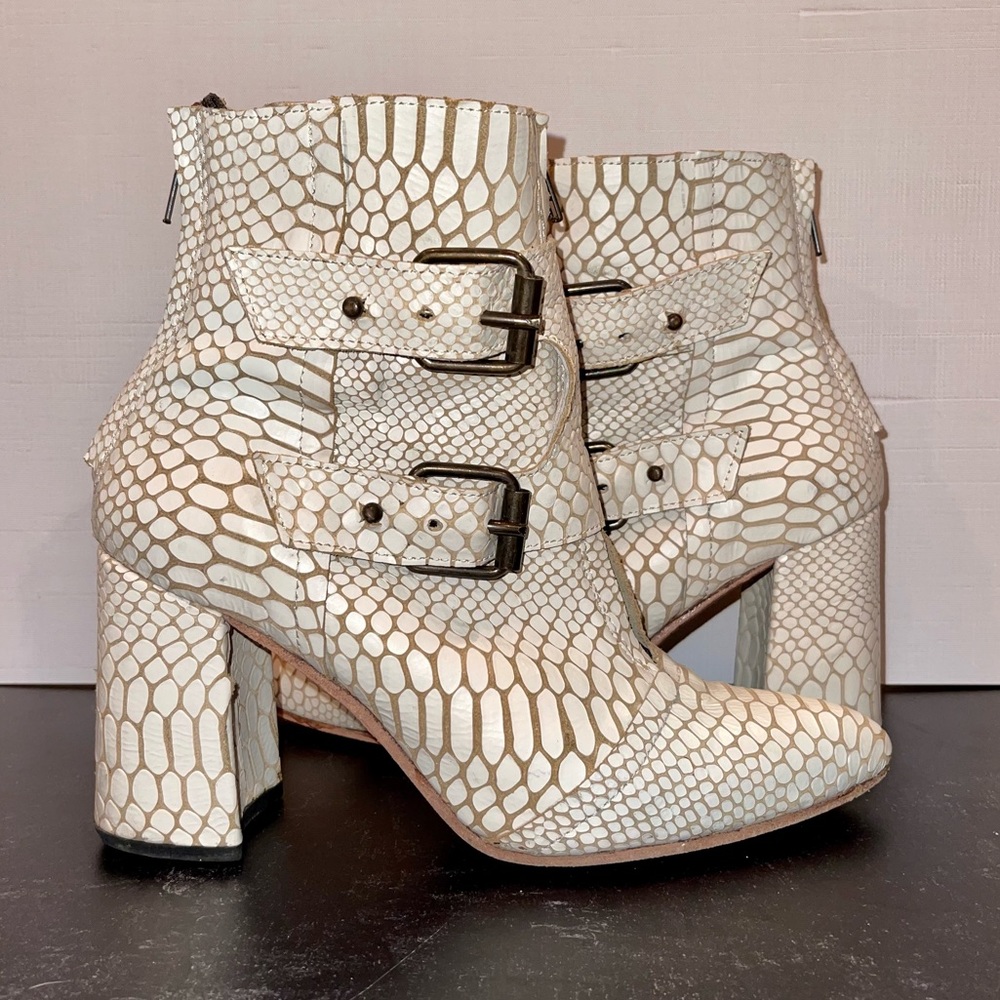 Freebird 'Joey' Snakeskin Boots